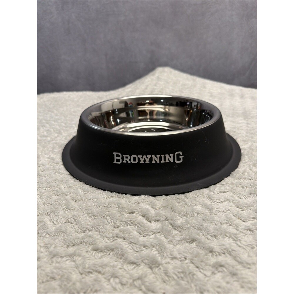 Browning X-Large Pet Dish (11")- Black/Stainless Steel